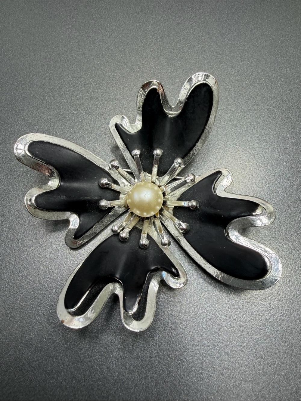 Vintage Amsel Enamel Brooch #11SB